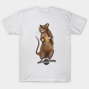 One Wheel Mouse T-Shirt